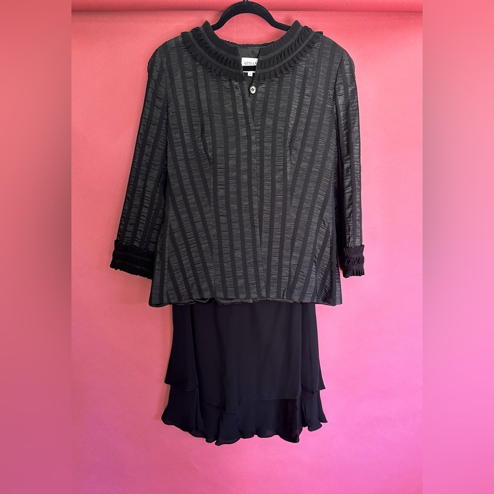 Formal Two Piece Black Armani Set